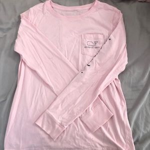 Pink Vineyard Vines Long Sleeved Women’s Tee